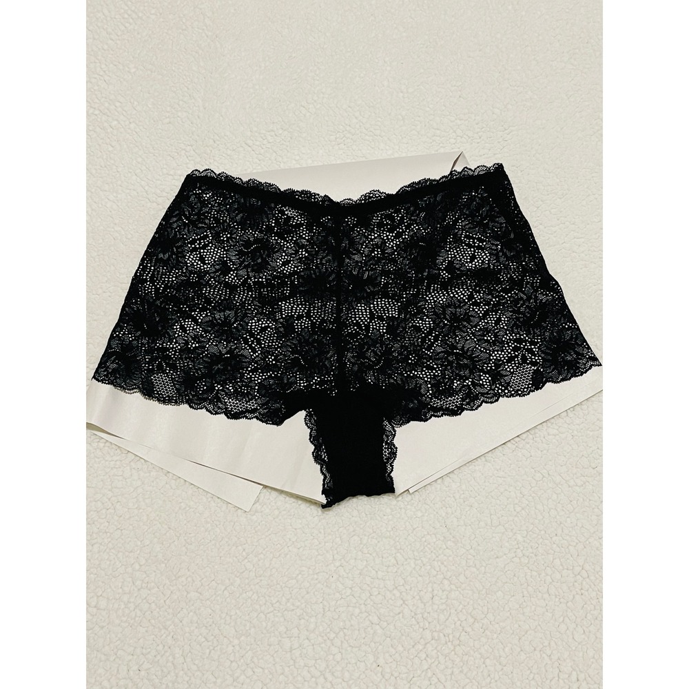 Old Navy Lace Boyshort Underwear Black Medium